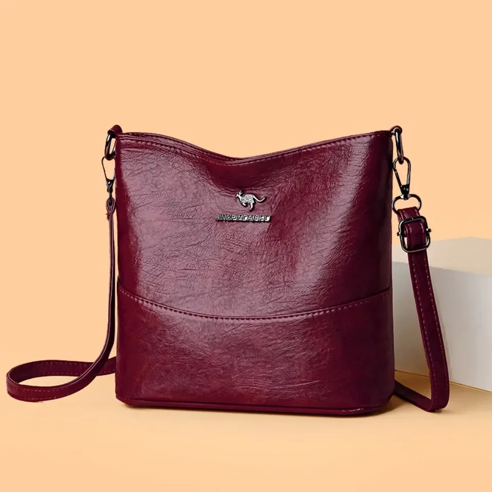 Women'S Kangaroo Bags - Sac à bandoulière en cuir Pu