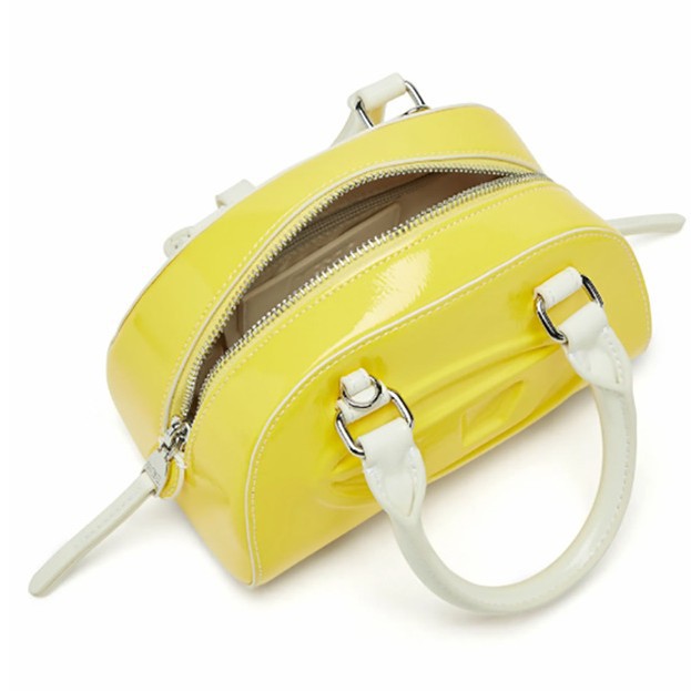 Women Bags Zip - Sac Boston Mini en PU Verni