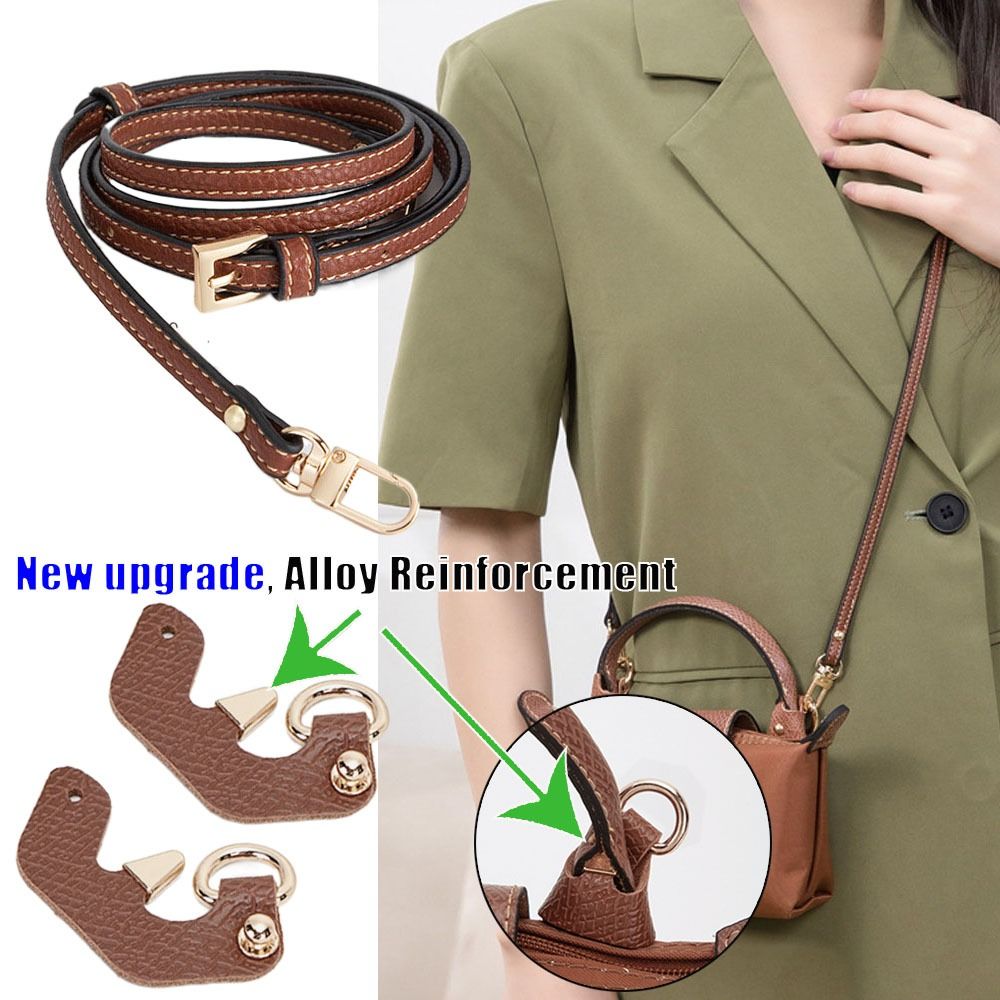 Women'S Bags Longchamp - Sangle en cuir véritable pour sacs