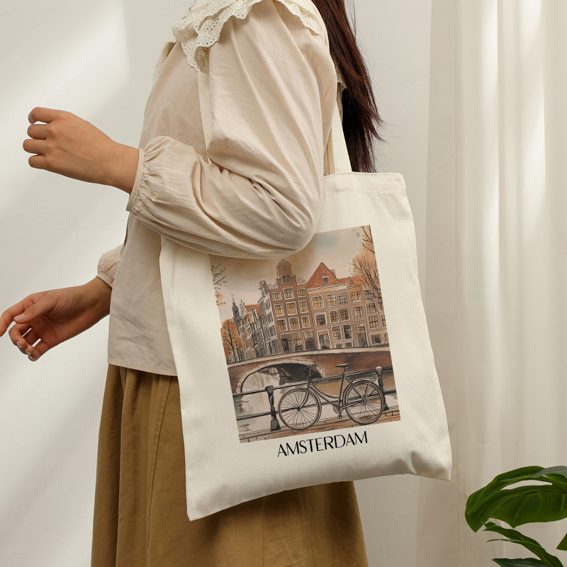 Women Bags Netherlands - Sac fourre-tout en toile durable à