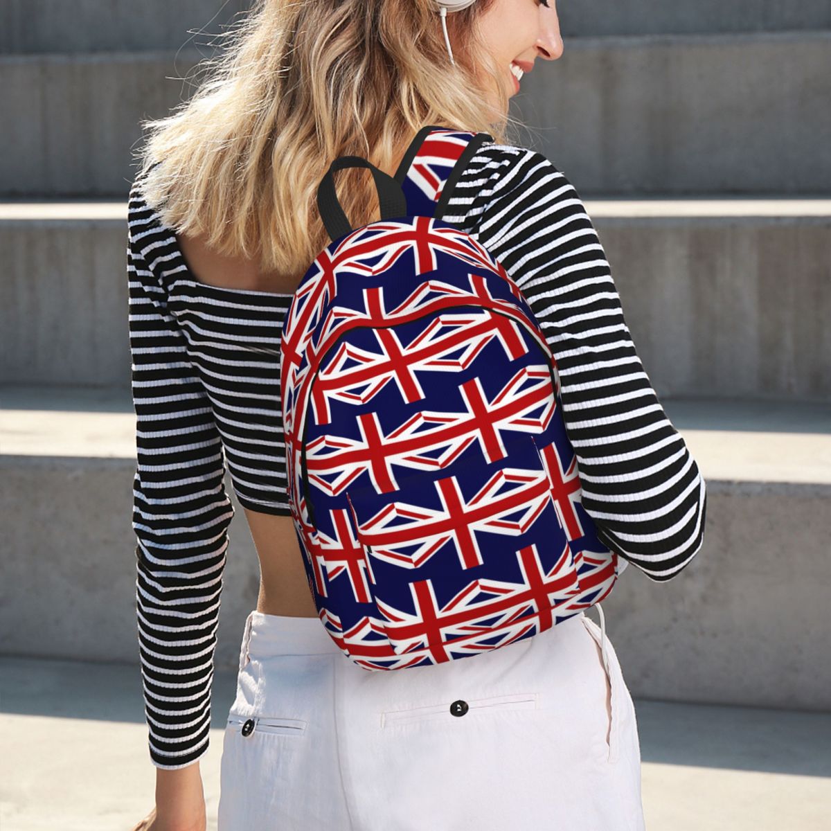 Women Bags Uk Sale - Sac à dos Union Jack Flag