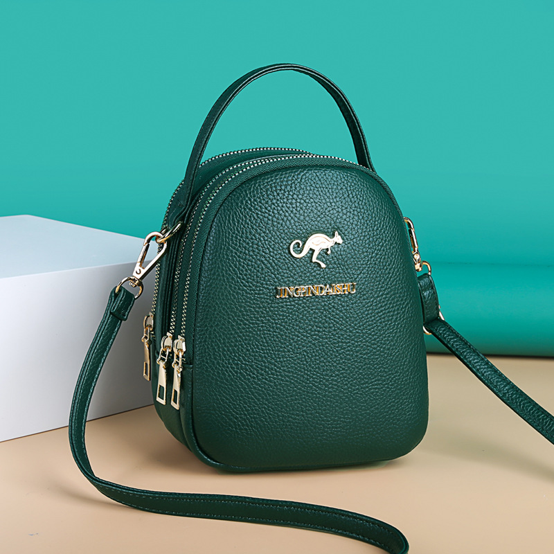 Women Bags Zip - Mini sac fourre-tout chic en cuir