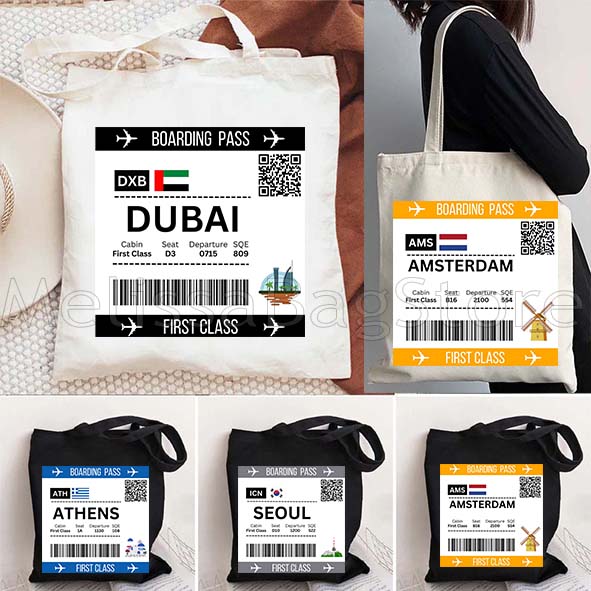 Women Bags Dubai - Toronto Amsterdam Barcelone Bangkok Dubai carte