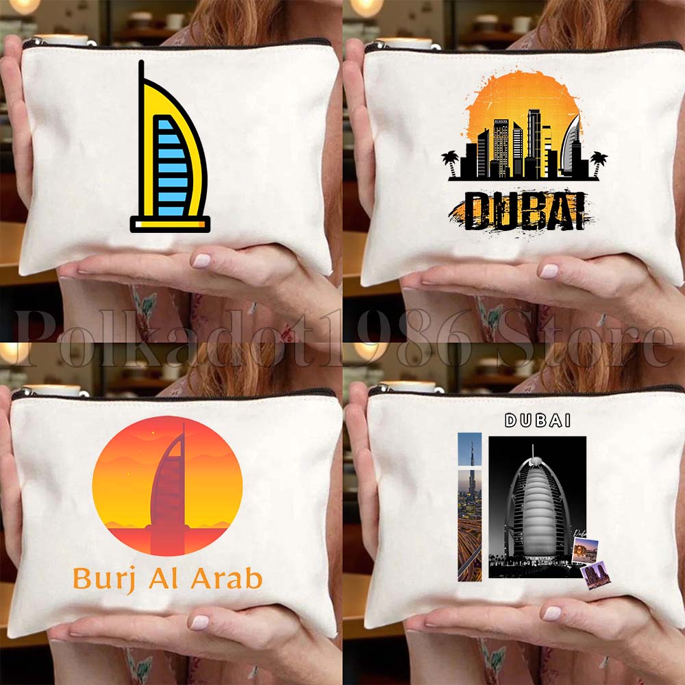 Women Bags Dubai - Sac en toile Burj Khalifa, motif