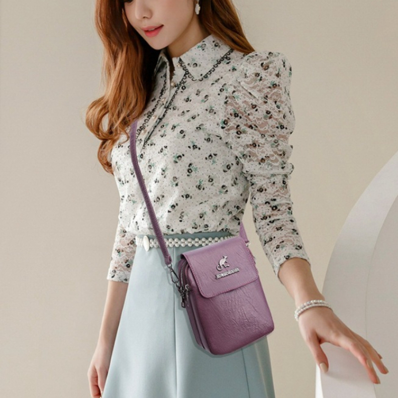 Women'S Kangaroo Bags - Sac bandoulière vintage pour femme en