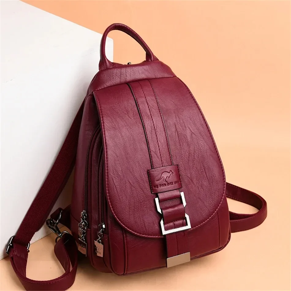 Women'S Kangaroo Bags - Sacs à dos multifonctionnels en cuir
