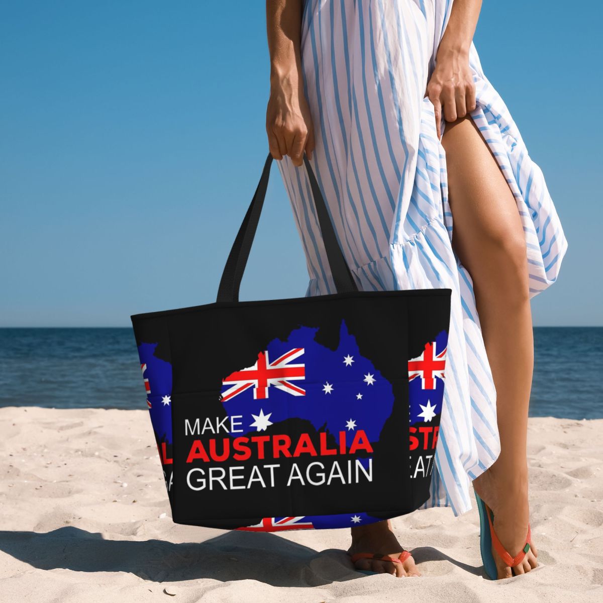 Women Bags In Australia - Sac fourre-tout de plage Make Australia