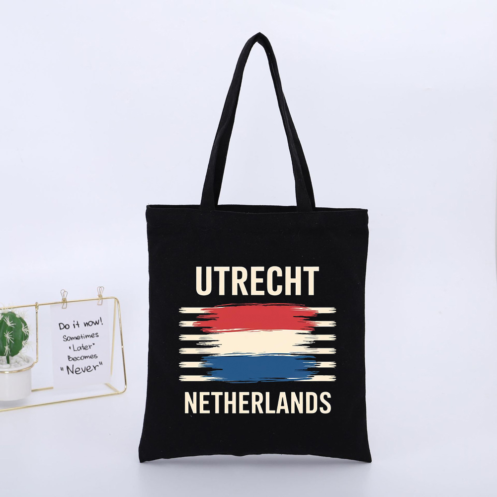 Women Bags Netherlands - Sac fourre-tout en toile imprimé drapeau