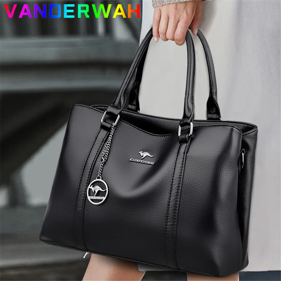 Women'S Kangaroo Bags - Sac à bandoulière en cuir souple
