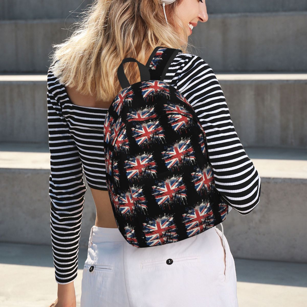 Women Bags Uk Sale - Sac à dos Union Jack Flag