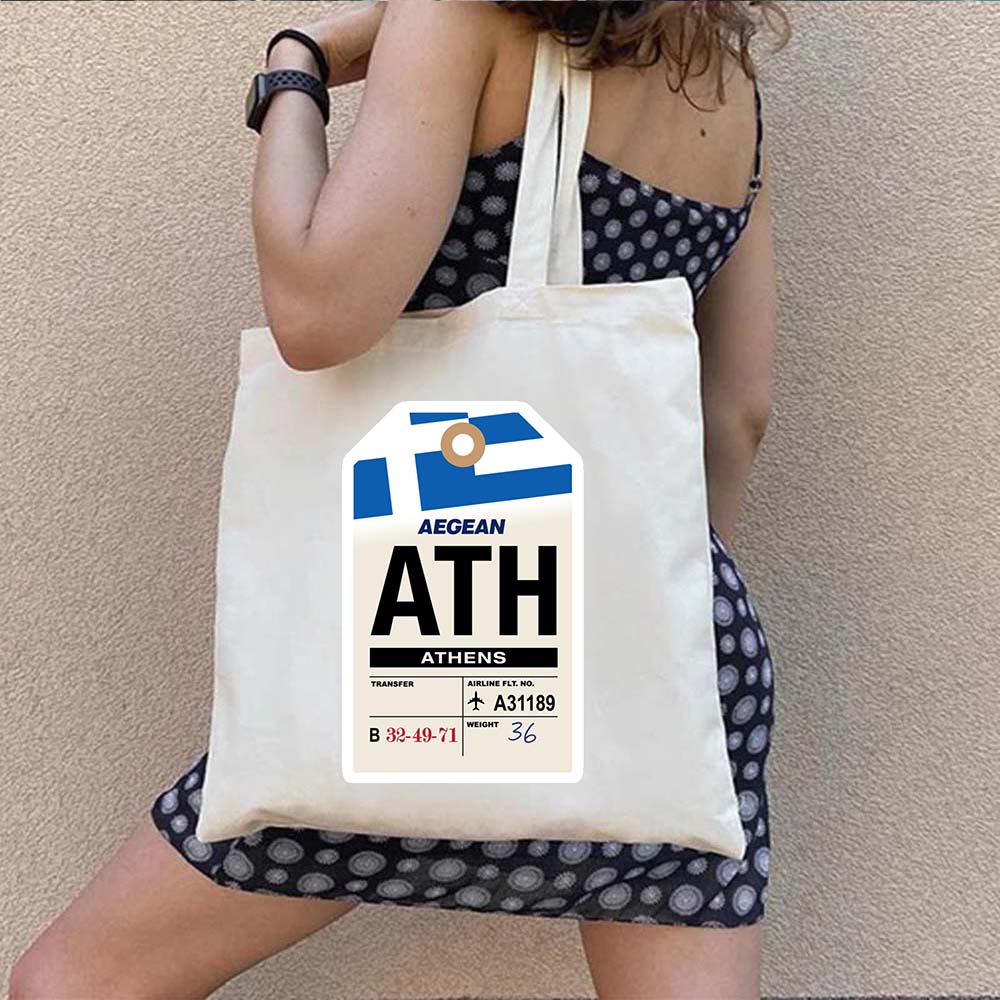 Sac fourre-tout en toile avec  - Women Bags Dubai avis et prix