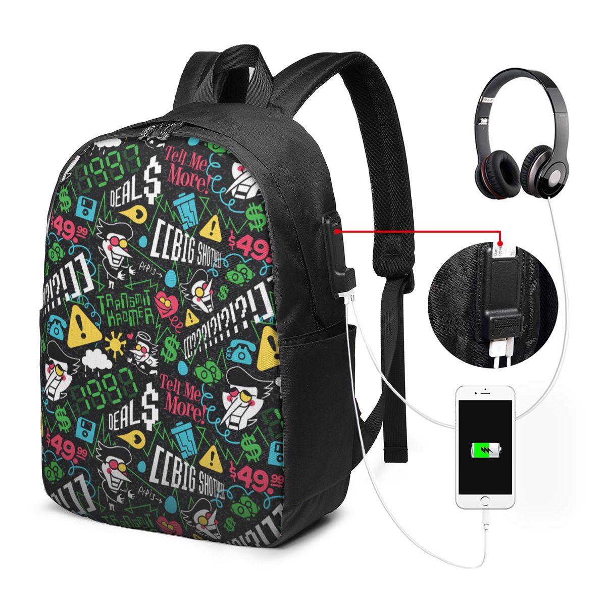 Deltarune SPAMTON G Sac à dos  - Women Bags Laptop avis et prix