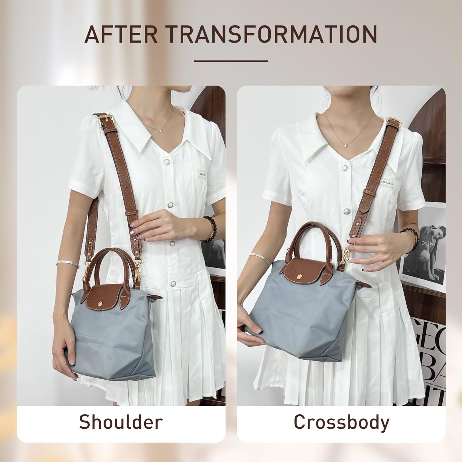 Bandoulière en cuir pour sac L - Women'S Bags Longchamp avis et prix