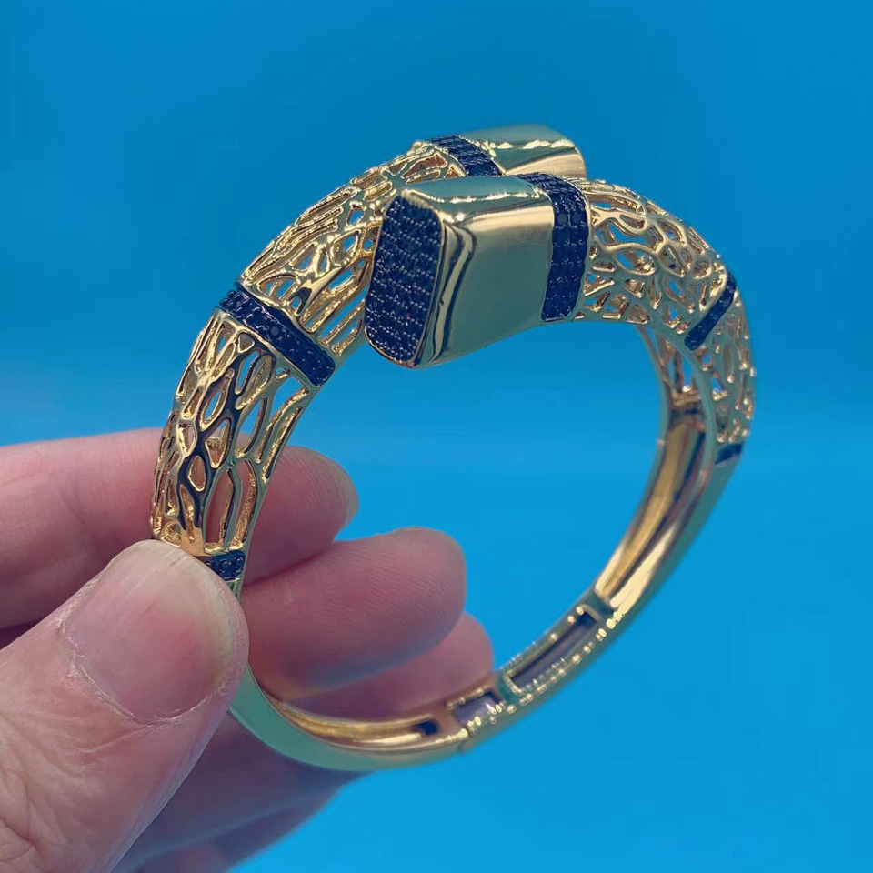 Zlxgirl-Bracelet en or Dubai a - Women Bags Dubai avis et prix