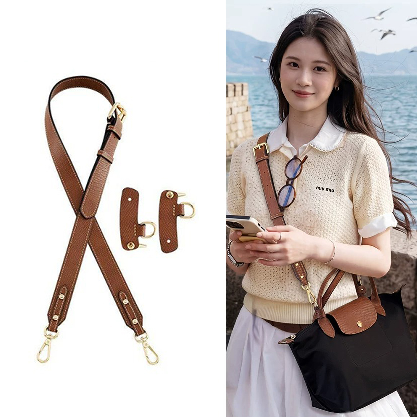 Bandoulière en cuir pour sac L - Women'S Bags Longchamp avis et prix