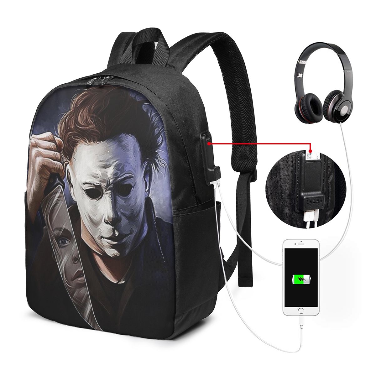 Michael Myers Sac à dos de voy - Women Bags Laptop avis et prix