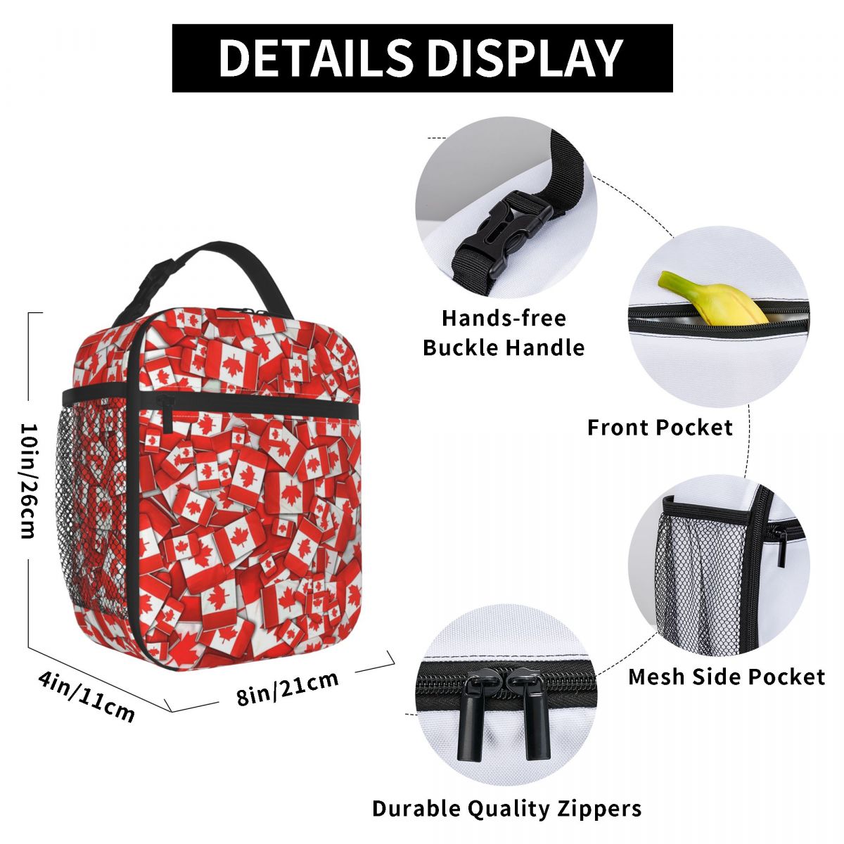 Sac à déjeuner isotherme à mot - Women Bags In Canada avis et prix
