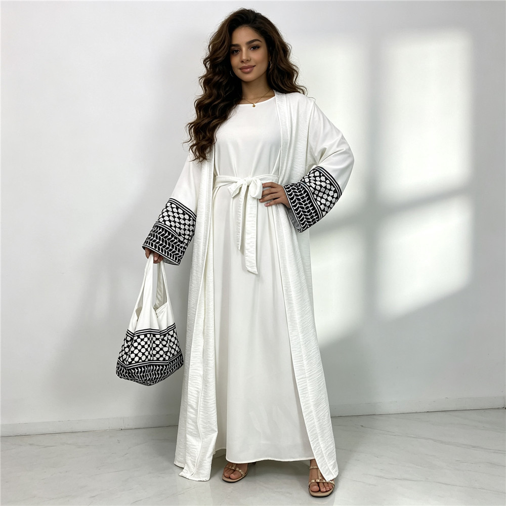 Ensemble 2 pièces Abaya ouvert - Women Bags Dubai avis et prix