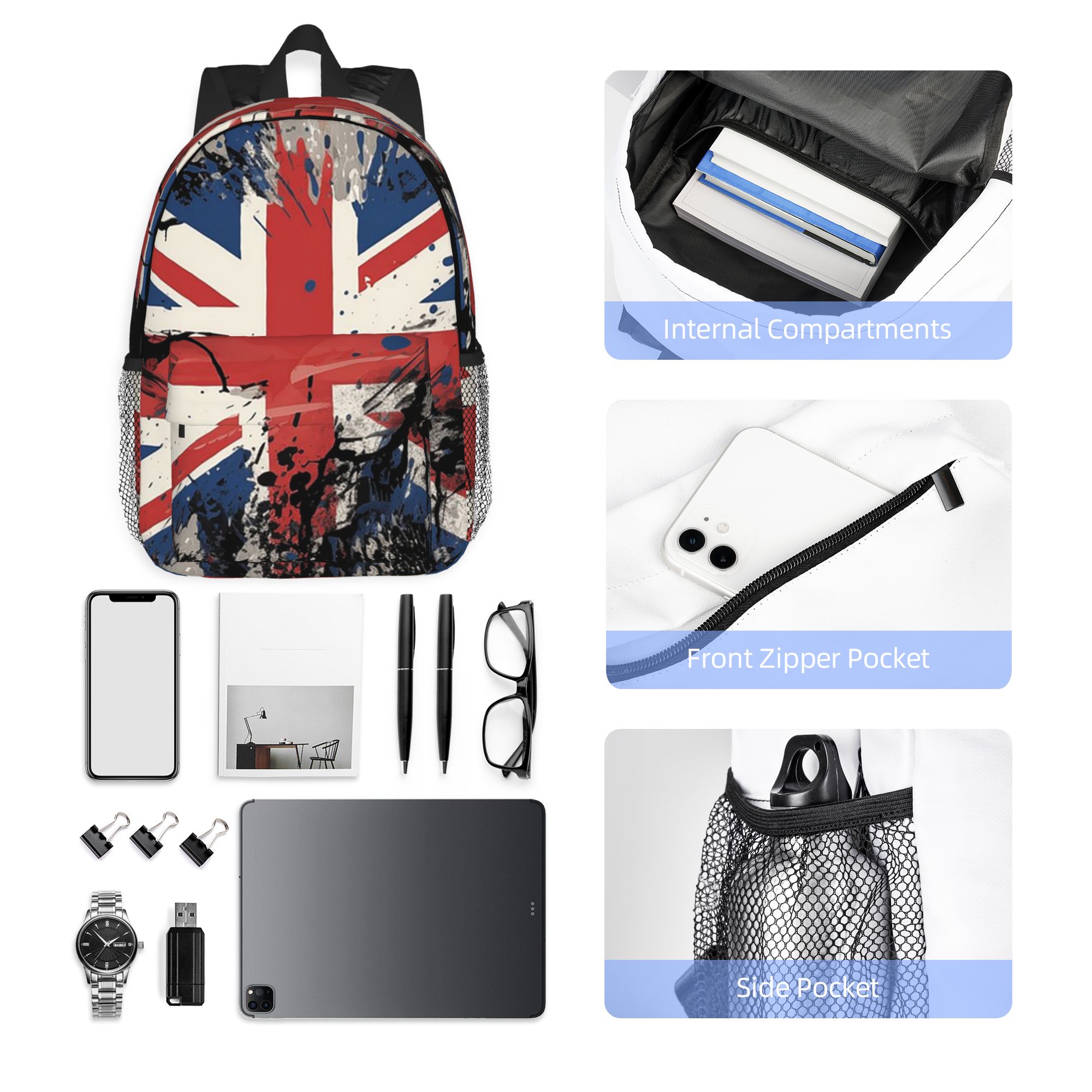 Sac à dos Union Jack avec drap - Women Bags Uk Sale avis et prix
