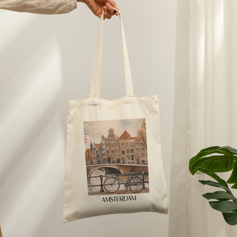 Sac fourre-tout en toile impri - Women Bags Netherlands avis et prix