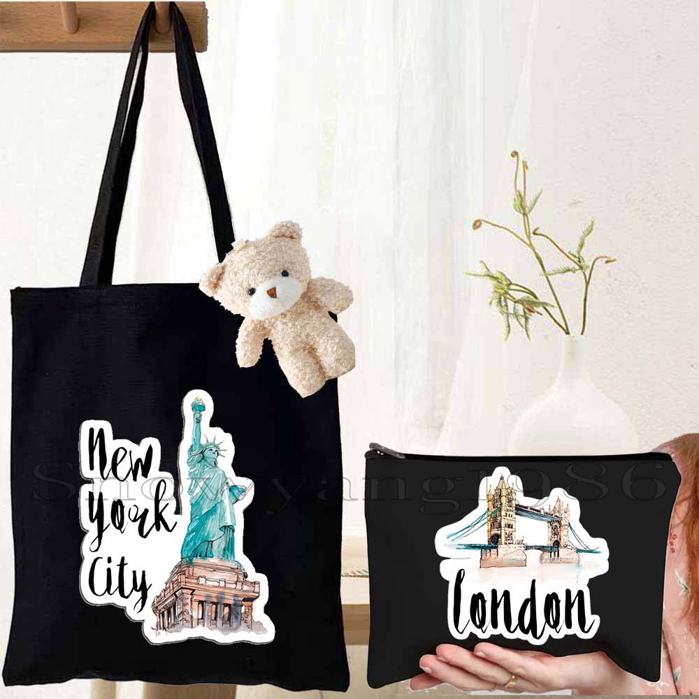 3 sacs fourre-tout en toile po - Women Bags Netherlands avis et prix